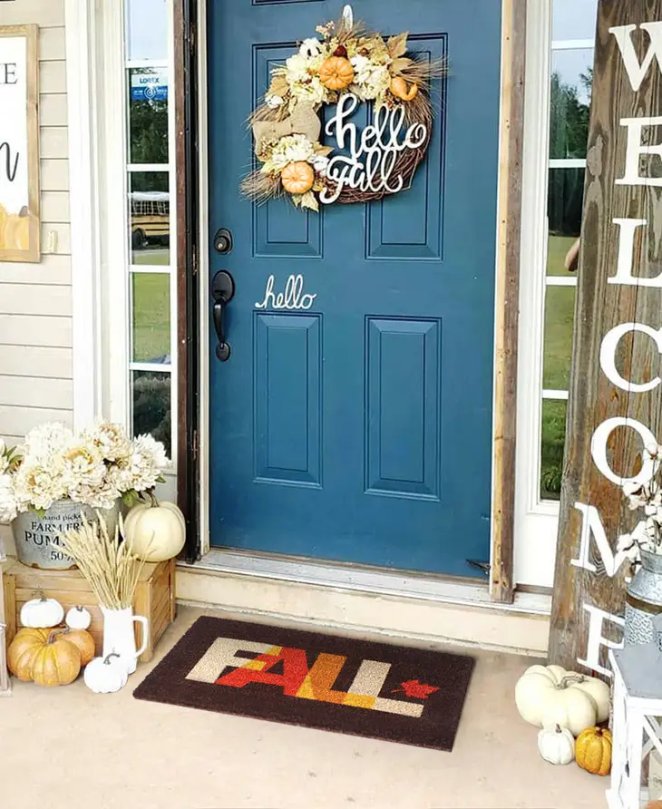 Machine Tufted Fall Doormat, 18" X 30"