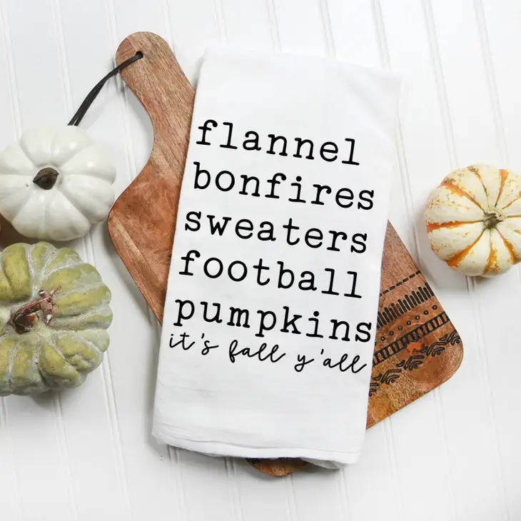 It's Fall Y'all Kitchen Towel