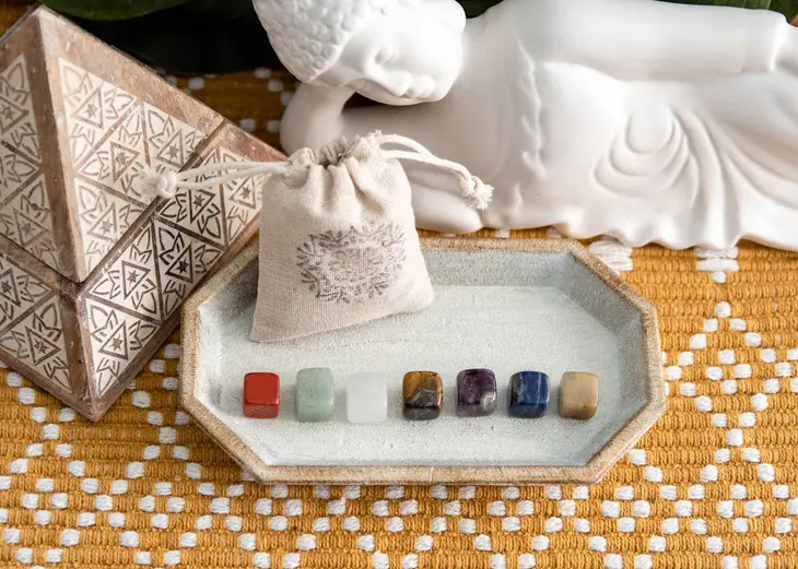 Chakra Worry Crystal Stones Set