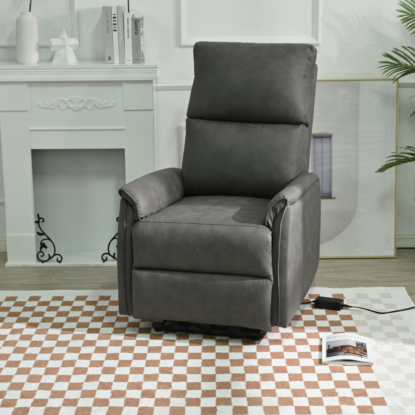 CompactLux Streamline: Space-Saver Power Recliner with USB