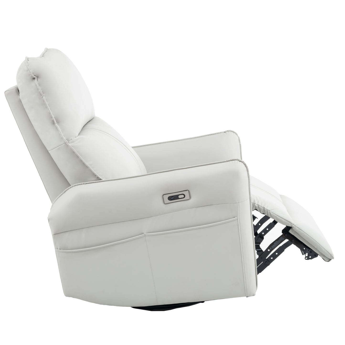 OmniGlide 270° LuxeRecline - Power Swivel & Glider with USB