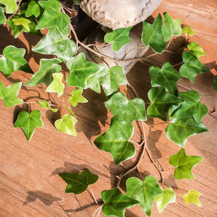 Faux Ivy Leaf Hanging Bush