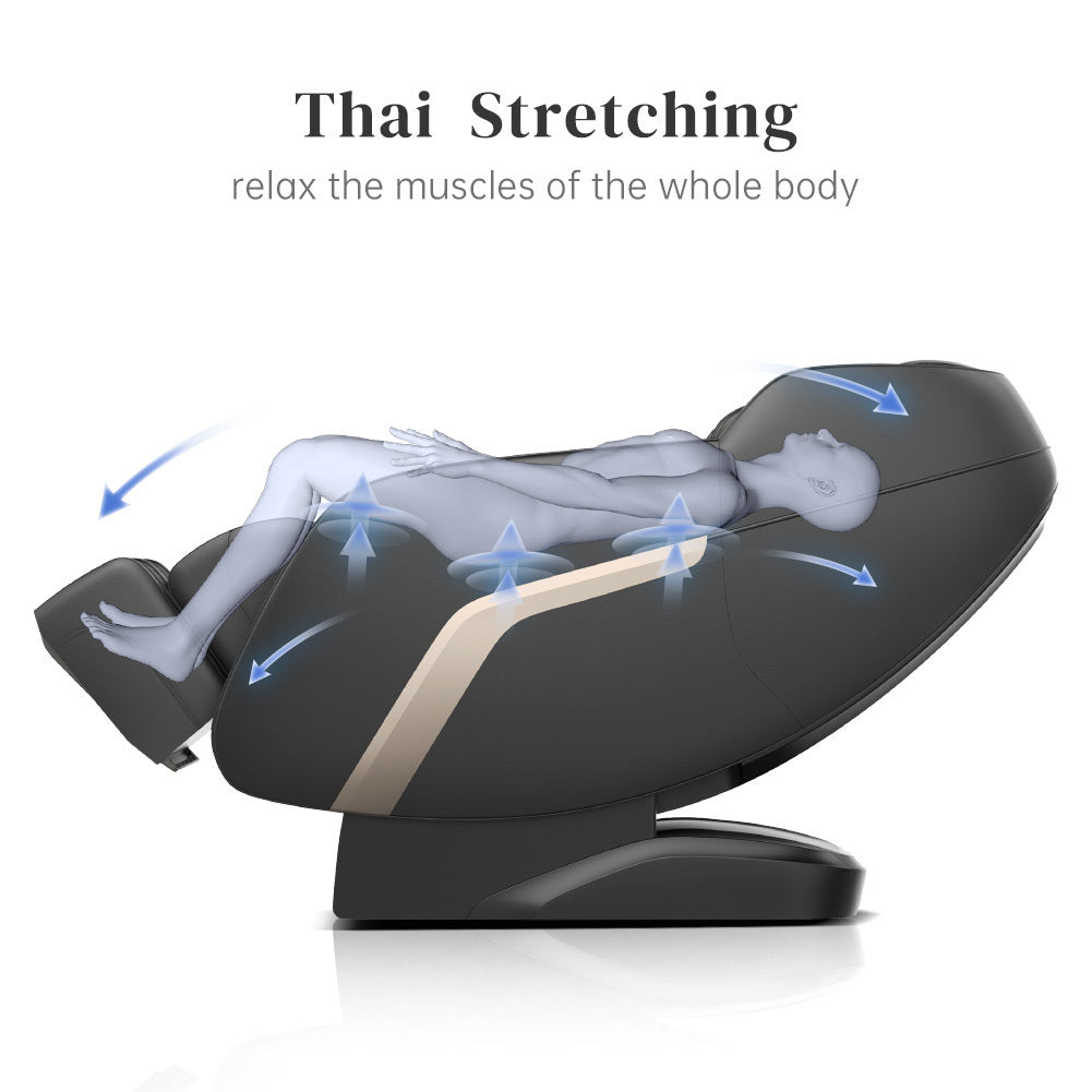 ZeroGlide Shiatsu Pro: Full-Body SL-Track Massage Recliner with Smart Features