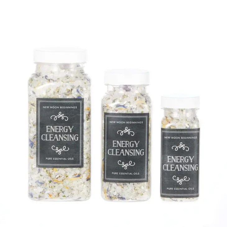 Energy Cleansing Crystal & Herb Bath Salt Soak