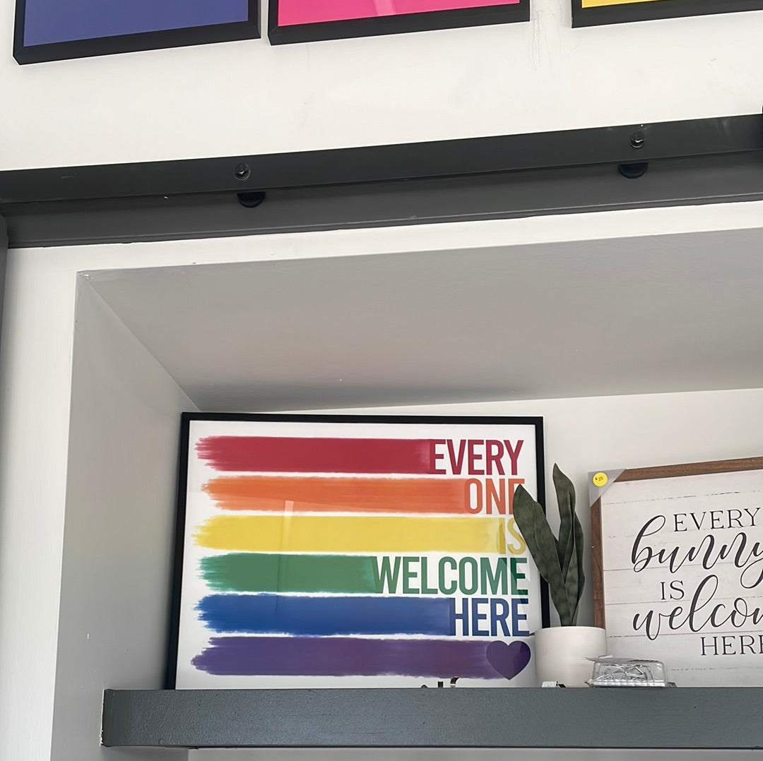 Everyone Is Welcome Sign