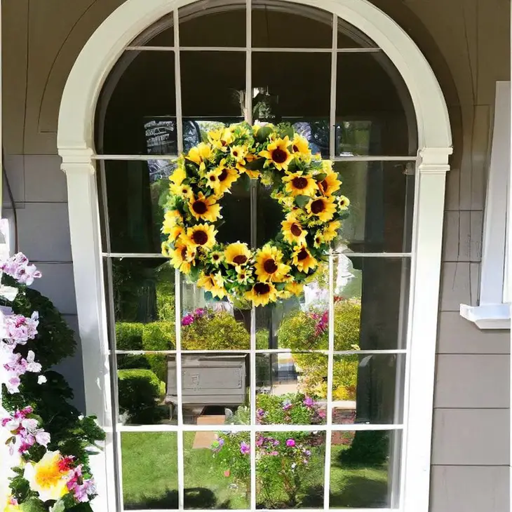 20" Sunflower Wreath