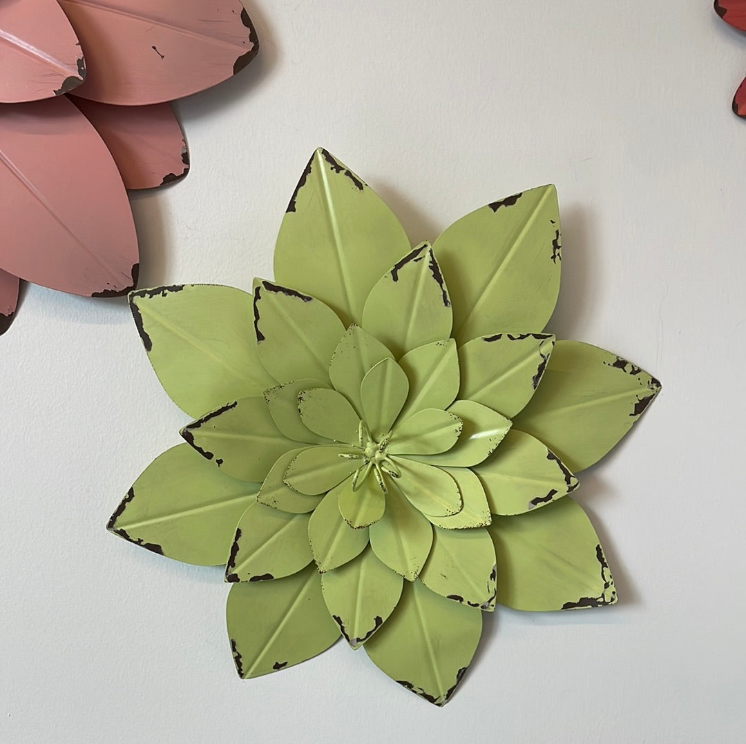 Metal Wall Flowers