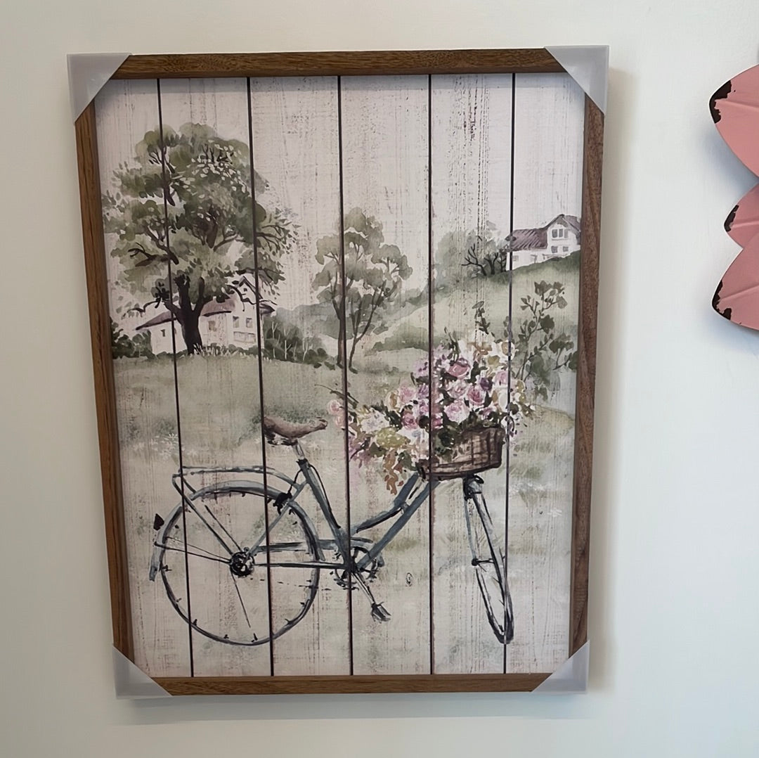 Floral Bike Print