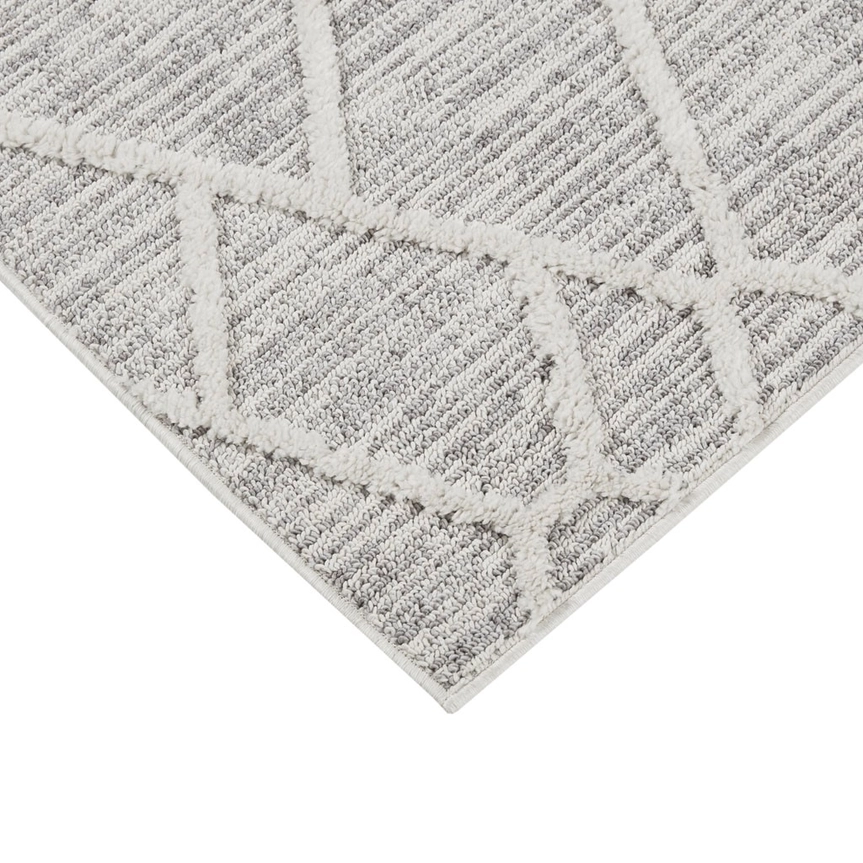 Grey Pebble Tufted Area Rug 5x7 or 8x10
