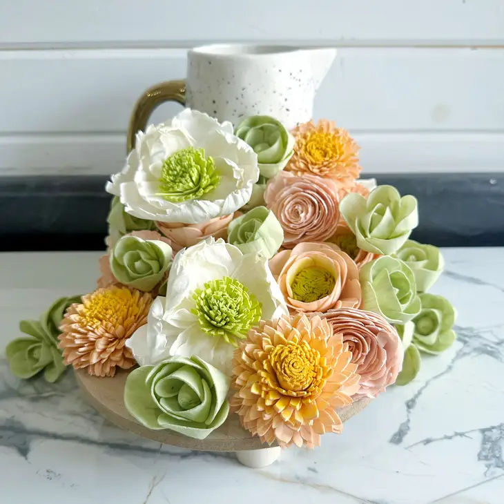 Sweet Tea - Dyed Sola Wood Flower Assortment