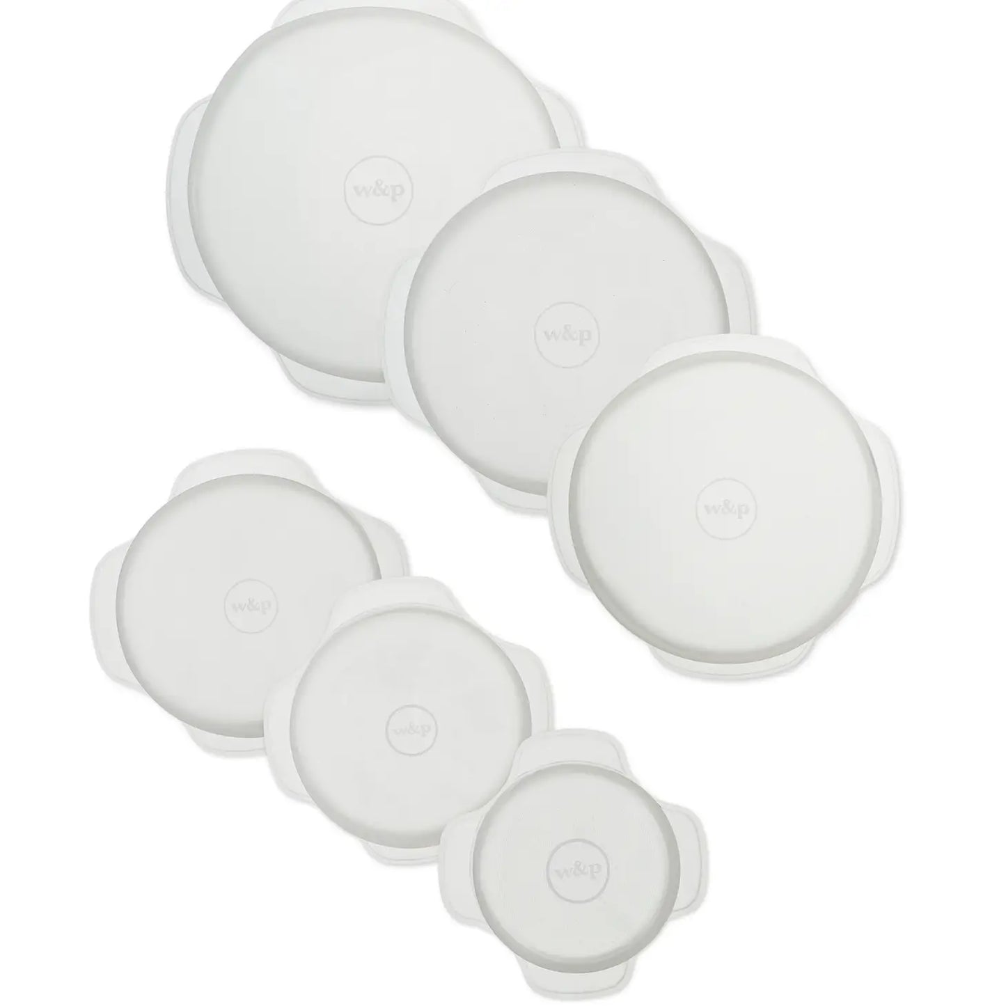 Reusable Silicone Stretch Lids - Set of 6 Assorted Sizes