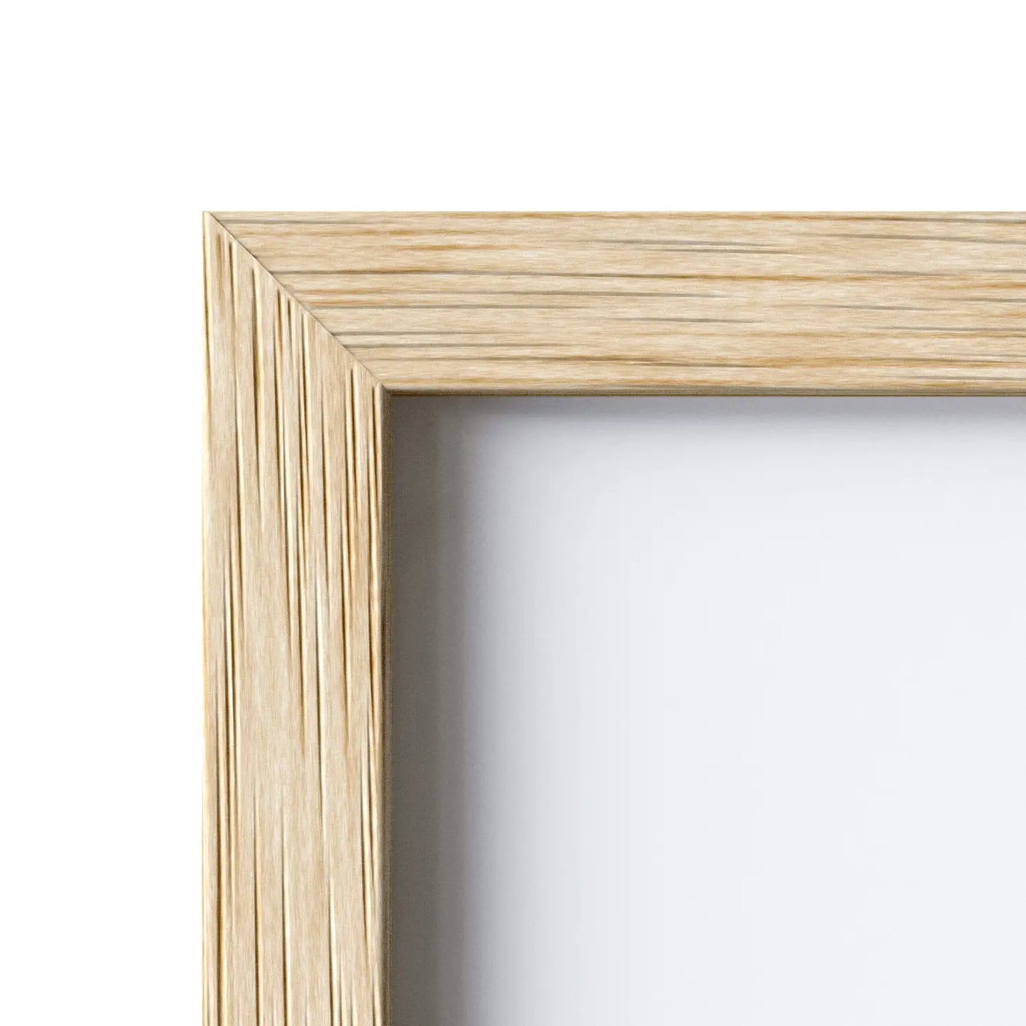 11x14 in, Set of 6, Beige Oak Frame