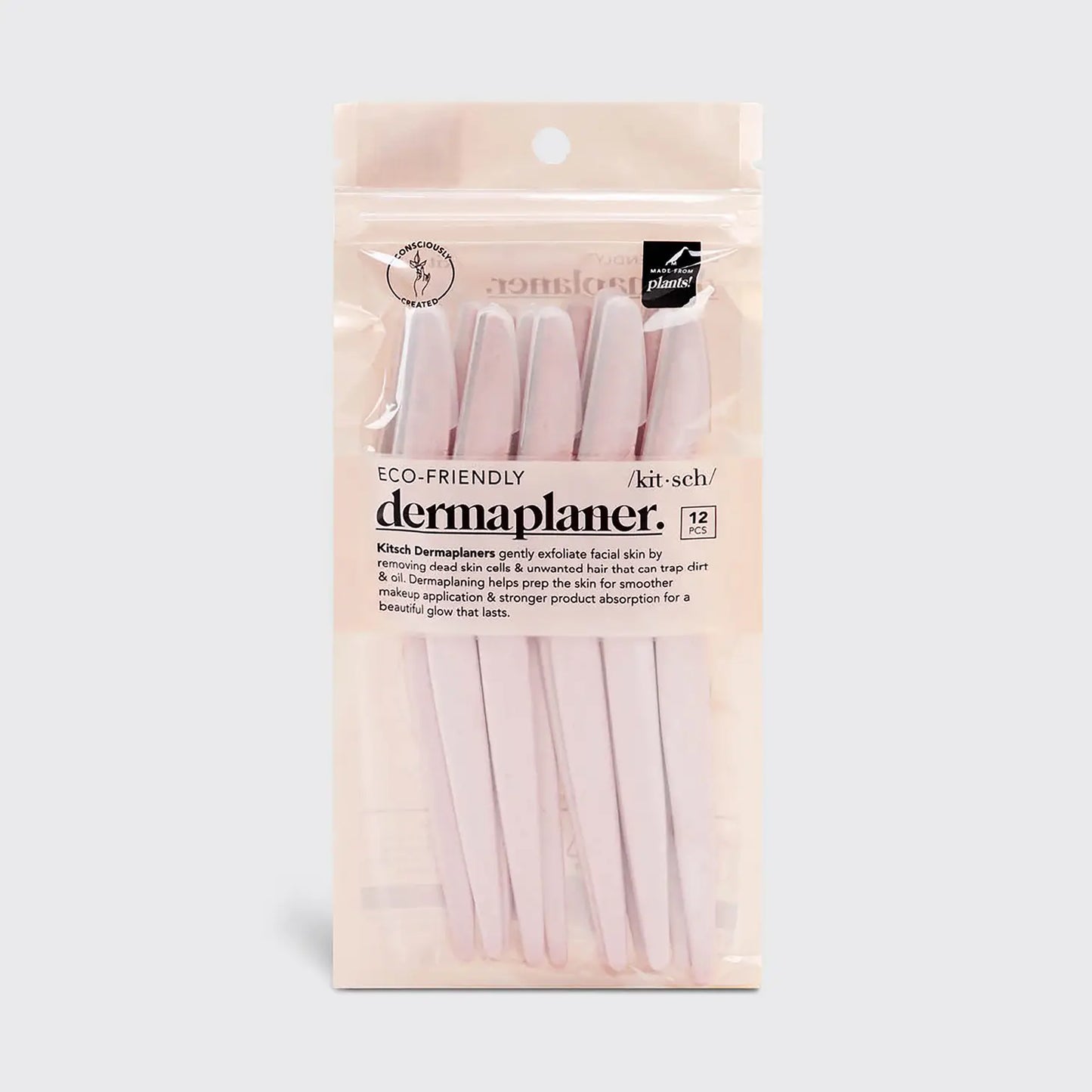Eco-Friendly Dermaplaner 12 Pack- Blush