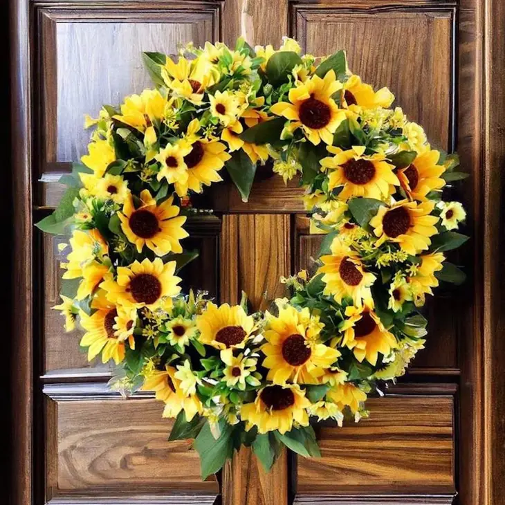 20" Sunflower Wreath