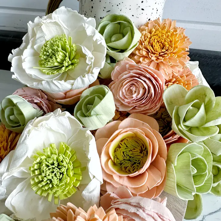 Sweet Tea - Dyed Sola Wood Flower Assortment
