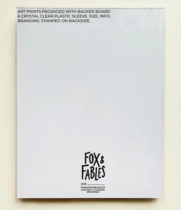 Art Print - Fox Hop