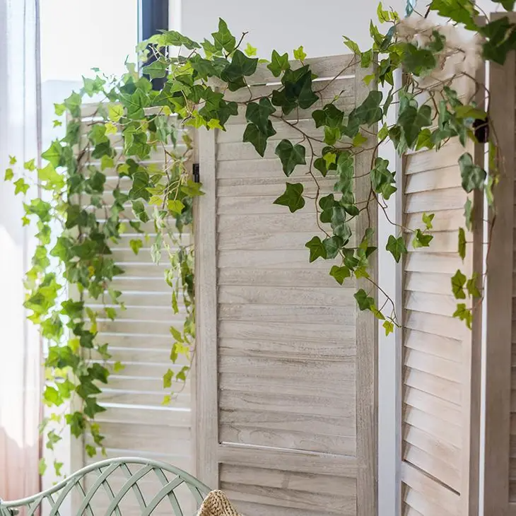 Faux Ivy Leaf Hanging Bush