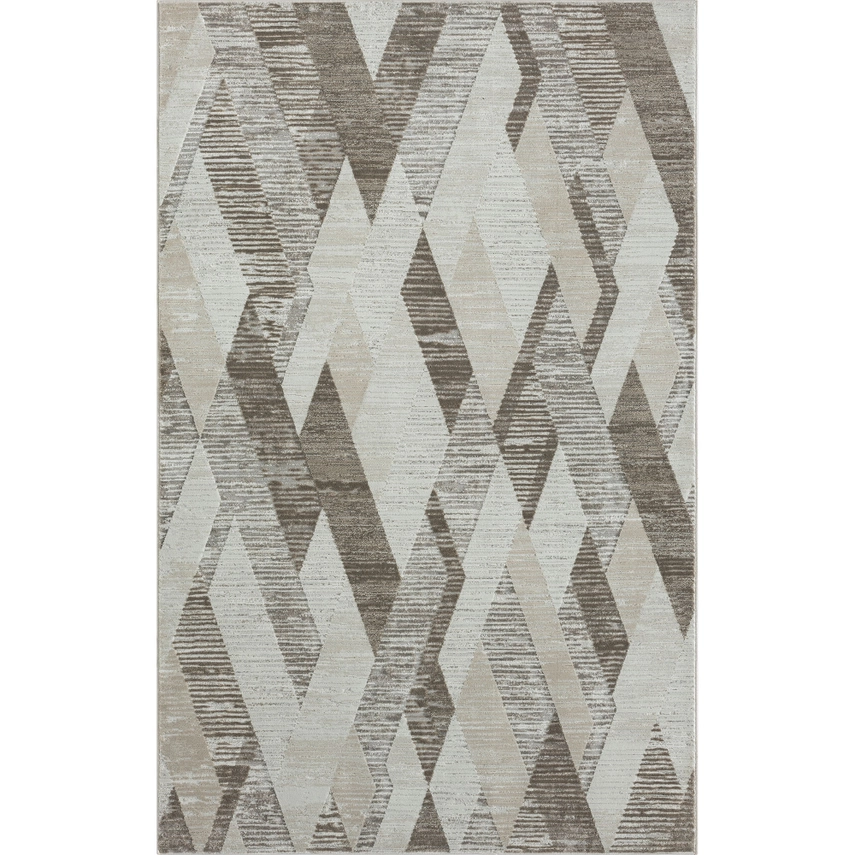 Beacon Transitional Geometric Diamond Indoor Area Rug, Gray