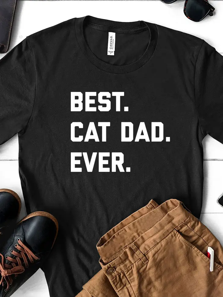 Best Cat Dad Ever T-Shirt