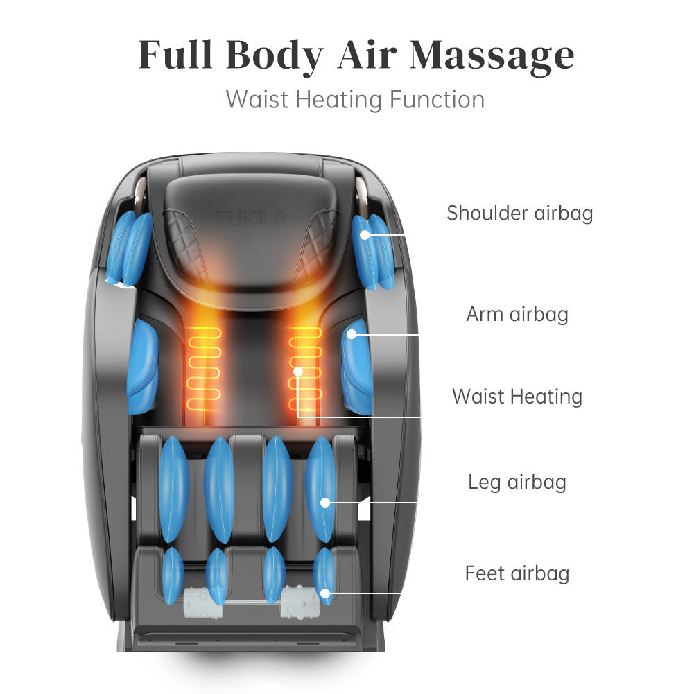 ZeroGlide Shiatsu Pro: Full-Body SL-Track Massage Recliner with Smart Features