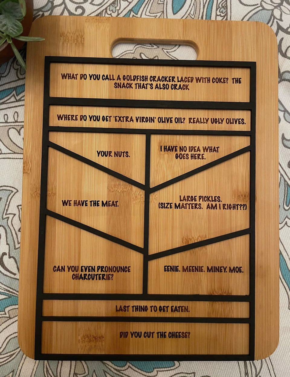 Extra Snarky Charcuterie Board