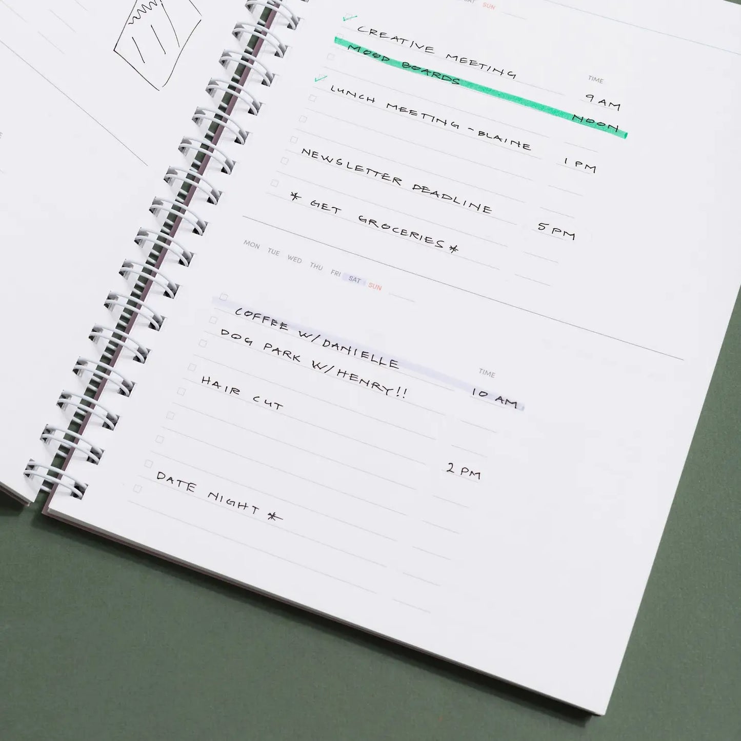 Daily Weekly Monthly Planner