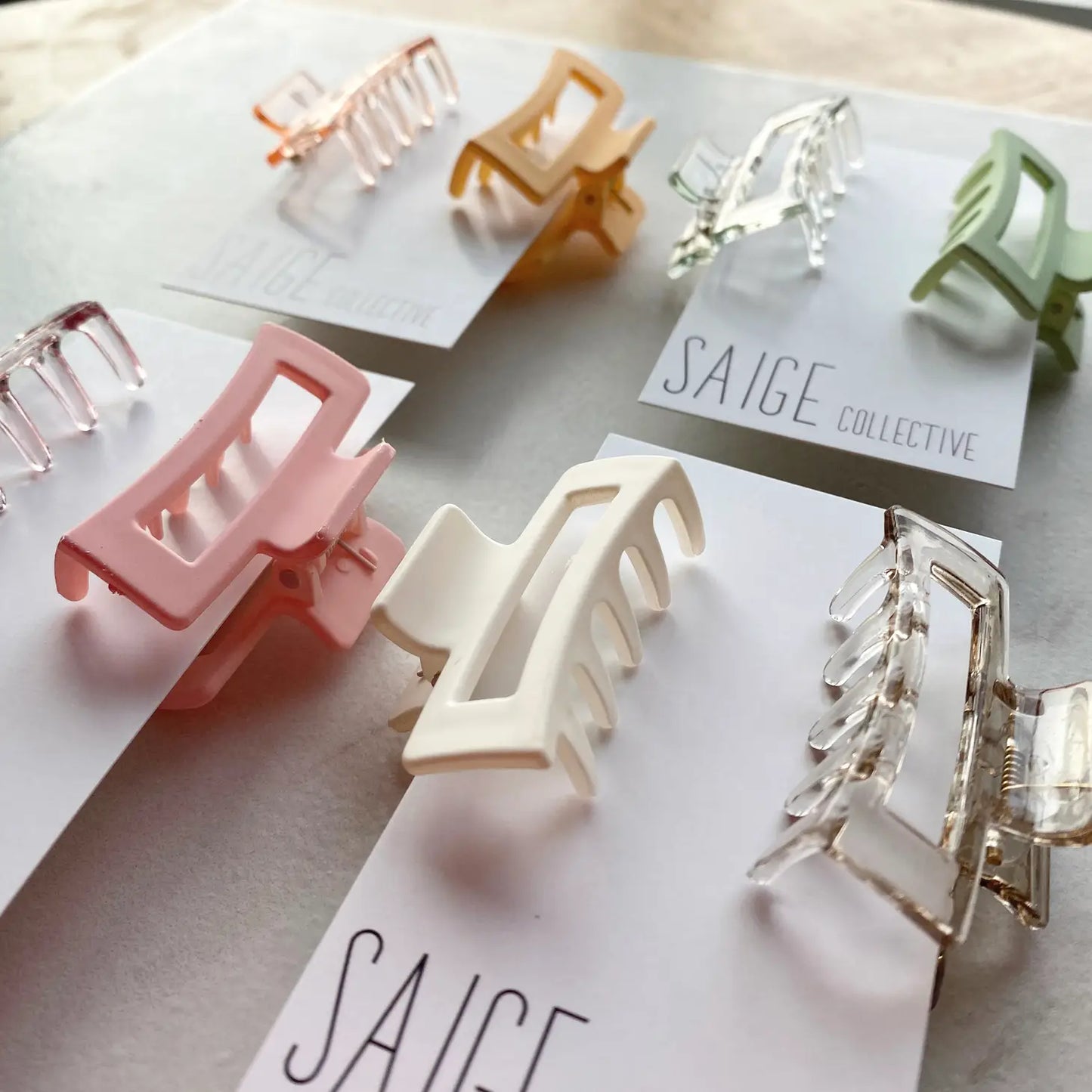 Summer - Mini Double Hair Claw Clips