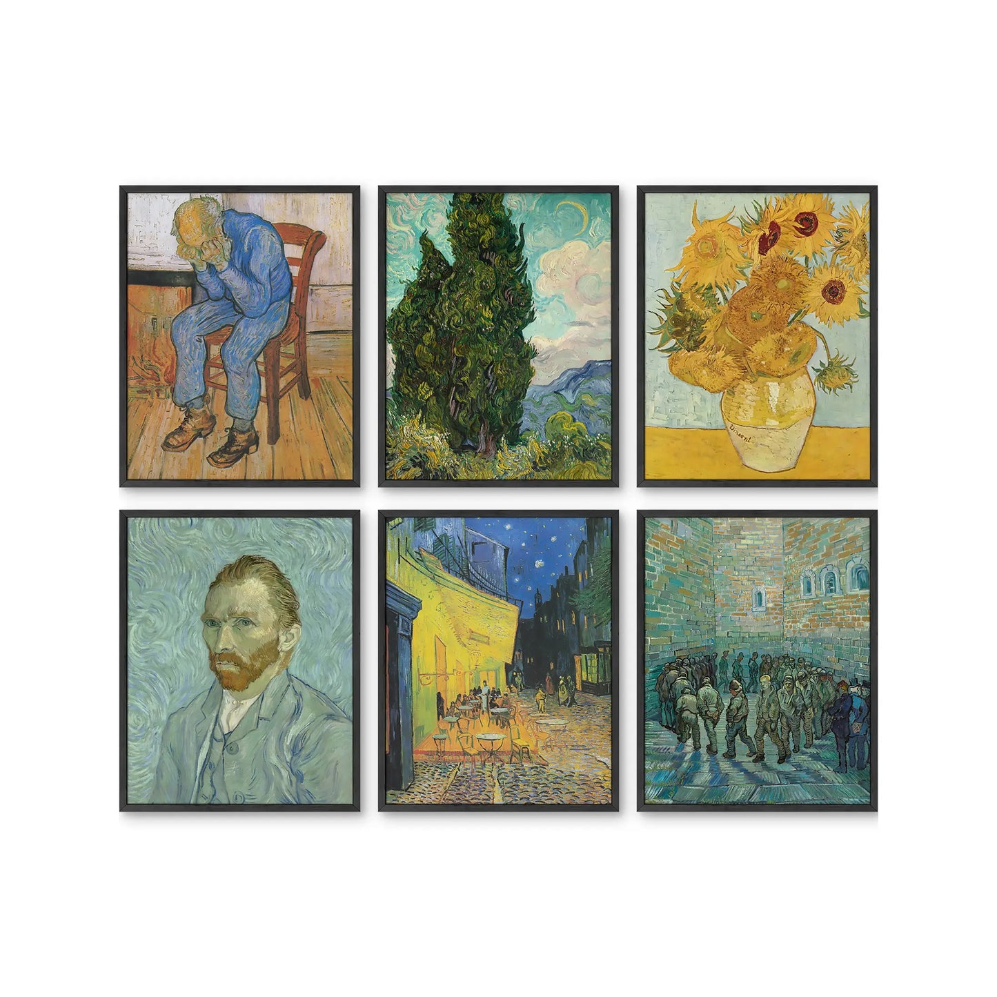 Unframed Van Gogh Set 11x14