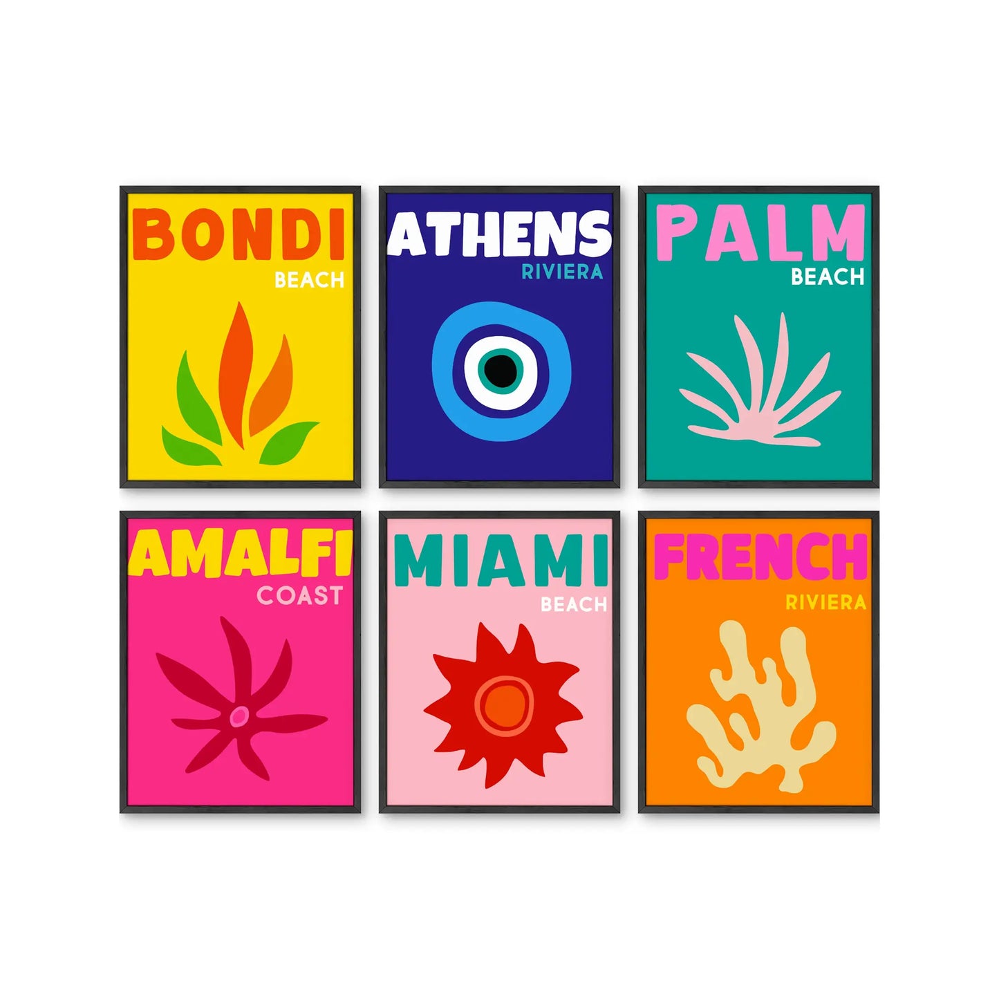 Unframed Bright City Set 11x14