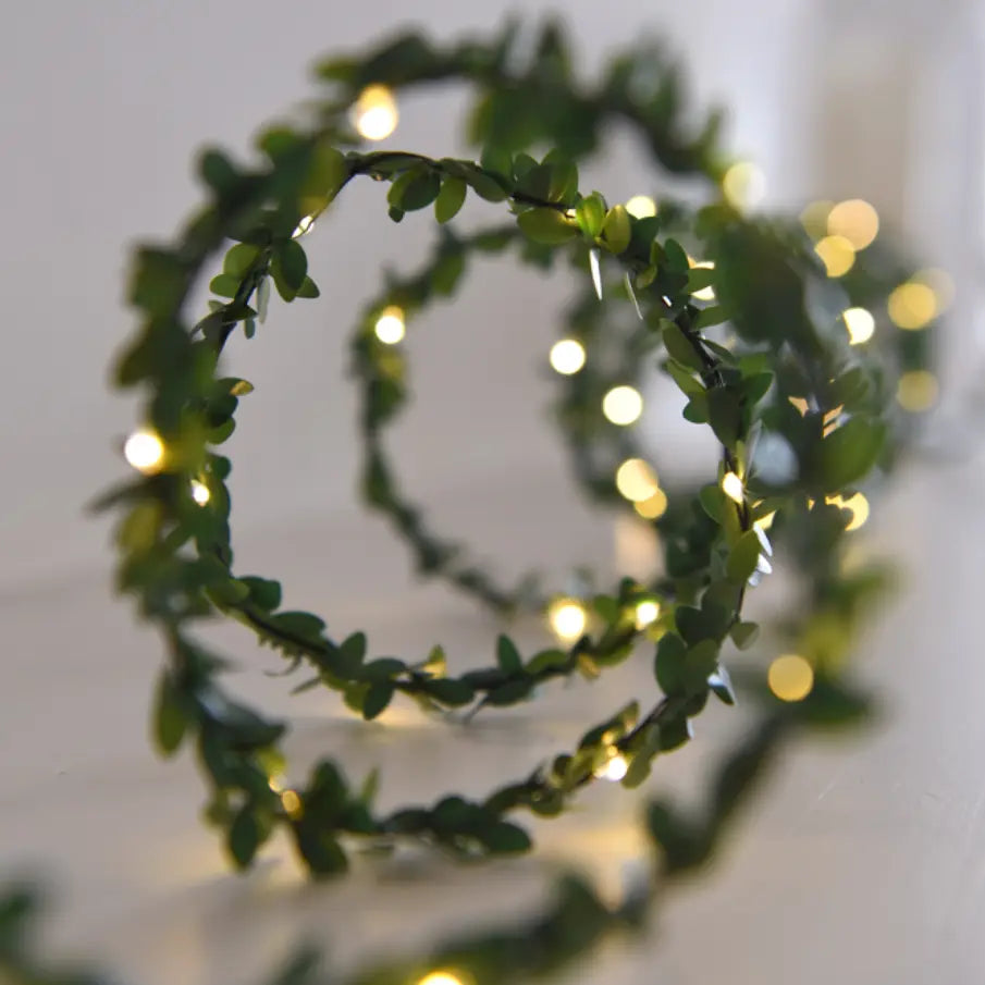 Greenery Light String - Foliage Style Garland