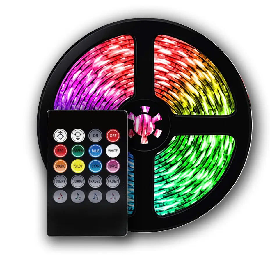 Smart Home Sound Activated Multi-Color LED Light Strip