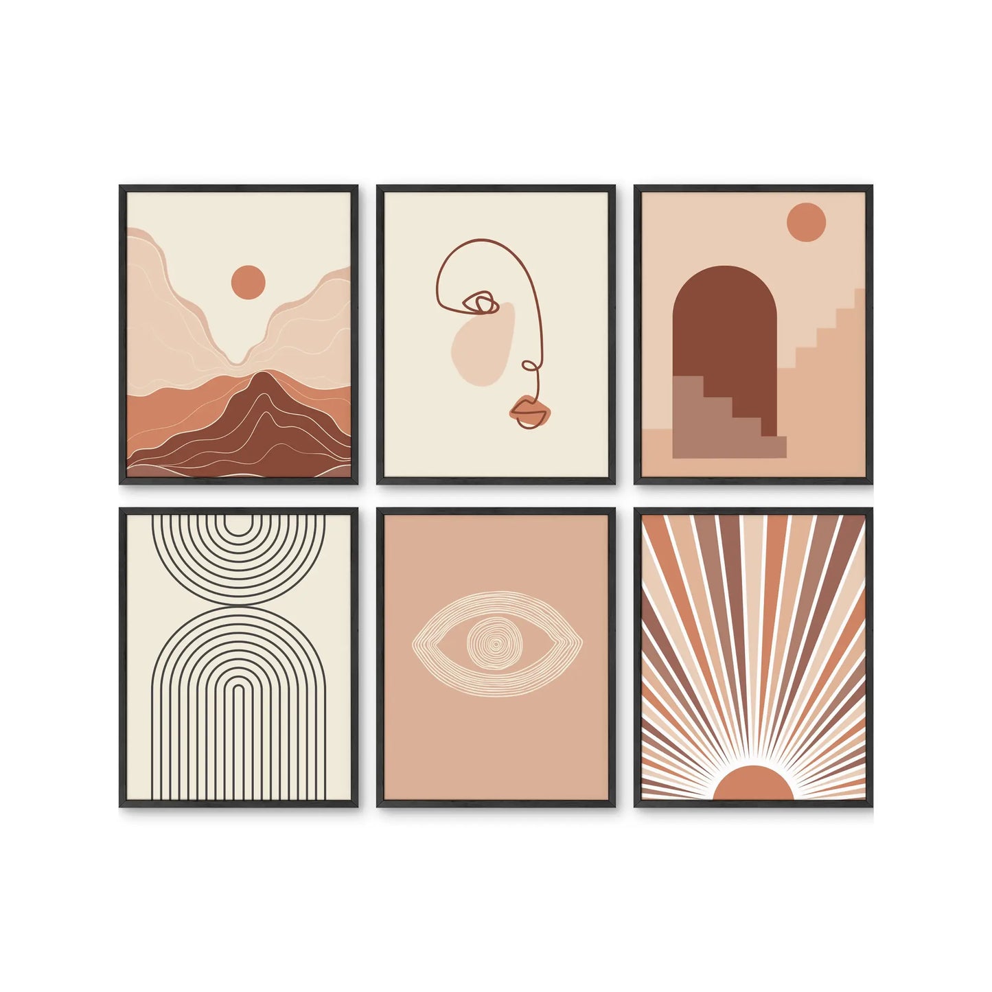 Unframed Blush Boho Set 11x14