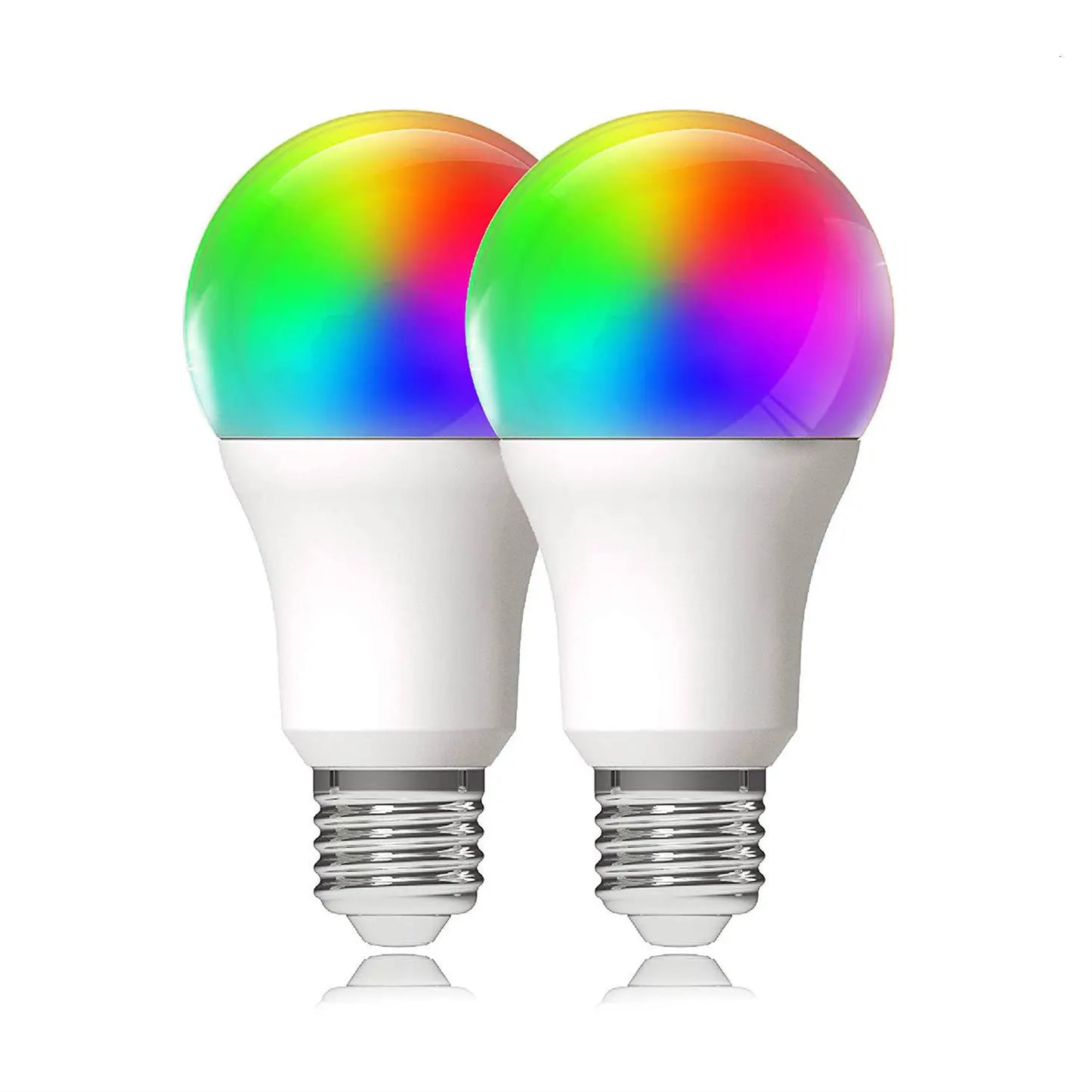 2-Pack Smart Home Multi-Color LED A19 Bulb 5W