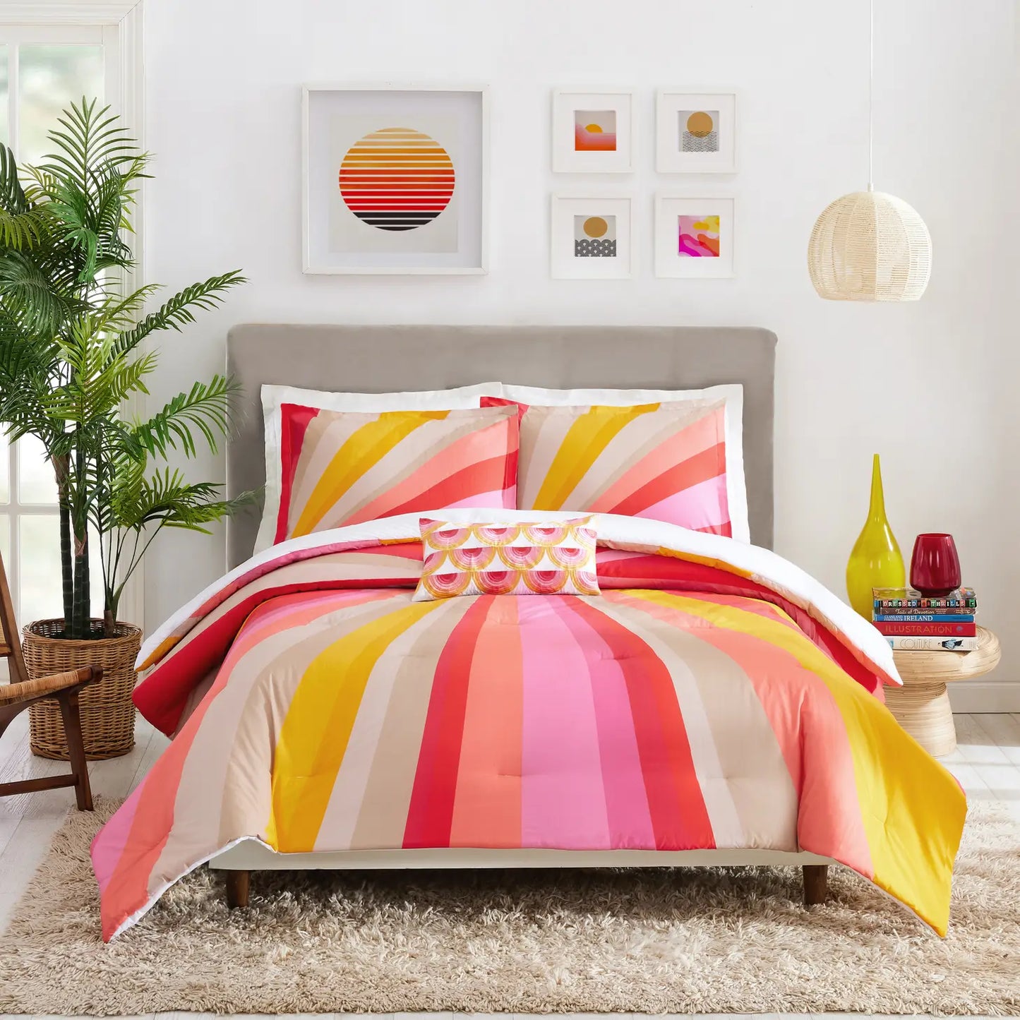 Sunburst Duvet Set - 3 Pieces by Trina Turk