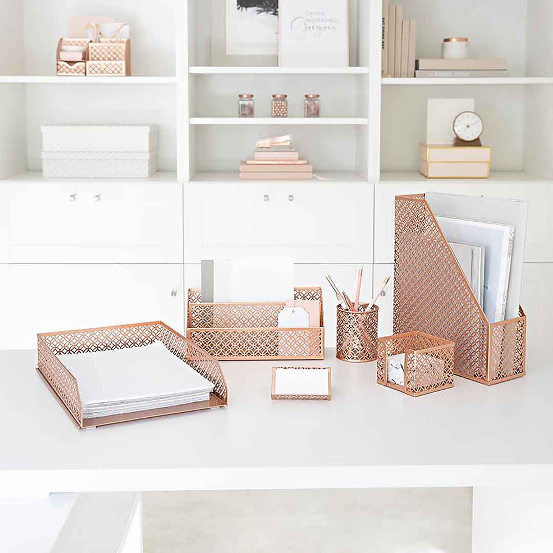Fontvieille 5 Piece Desk Organizer Set