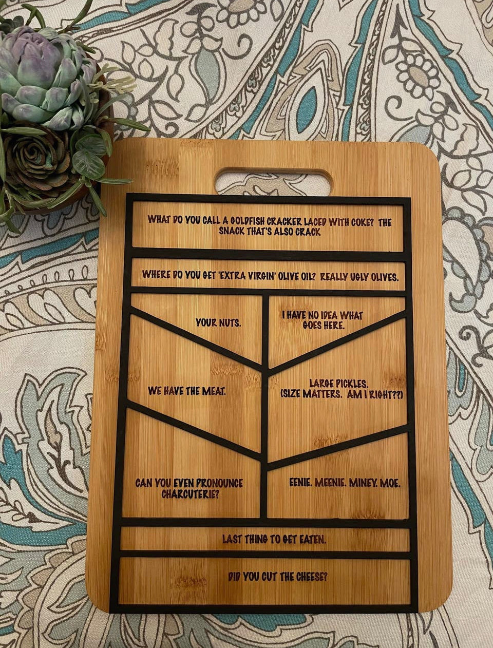 Extra Snarky Charcuterie Board