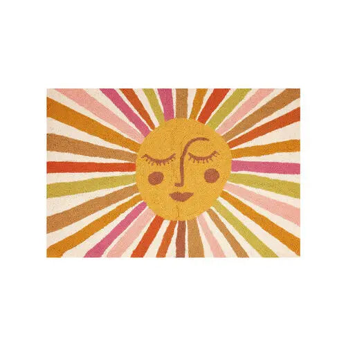 Retro Sunshine Hook Rug
