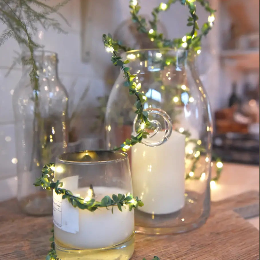 Greenery Light String - Foliage Style Garland