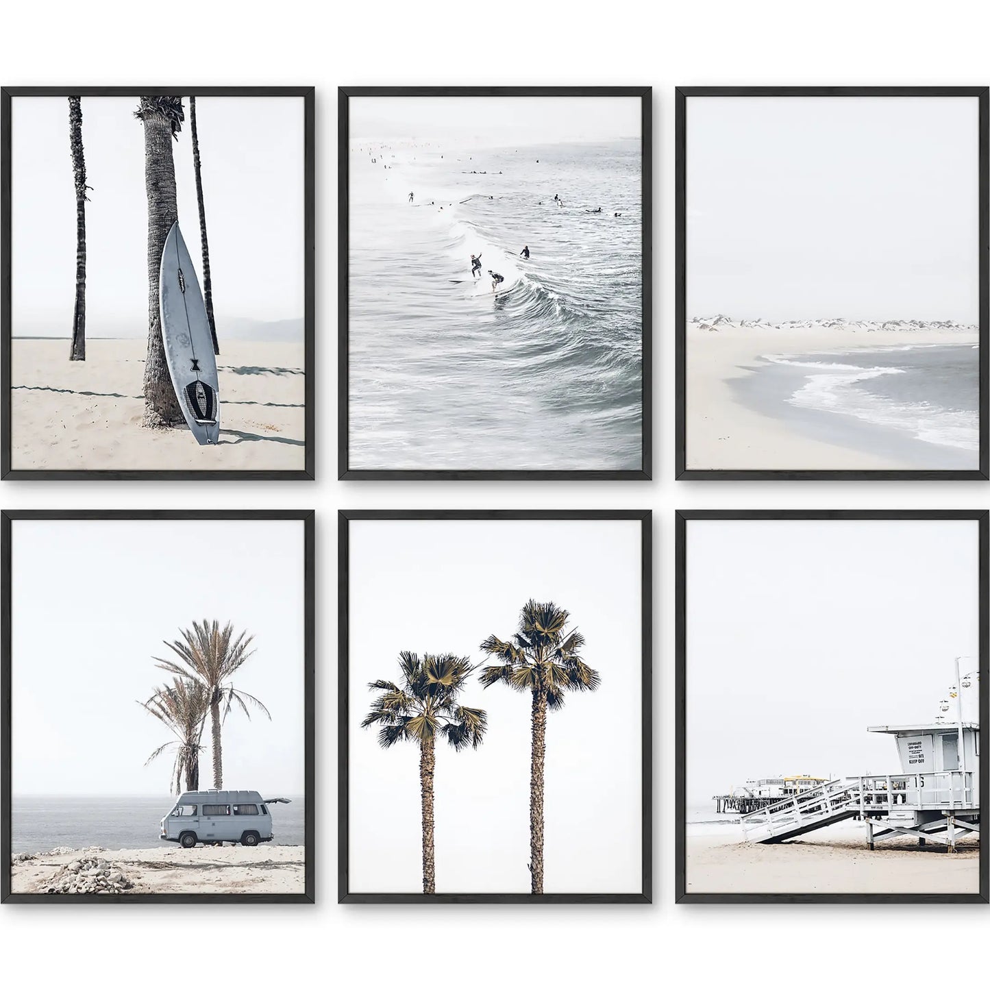 Unframed Coastal Set 11x14