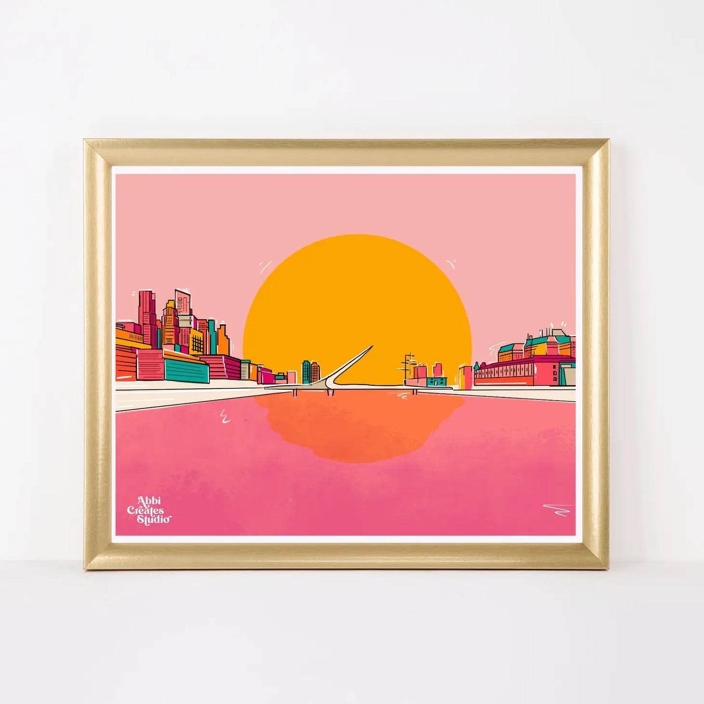Buenos Aries Skyline Art print