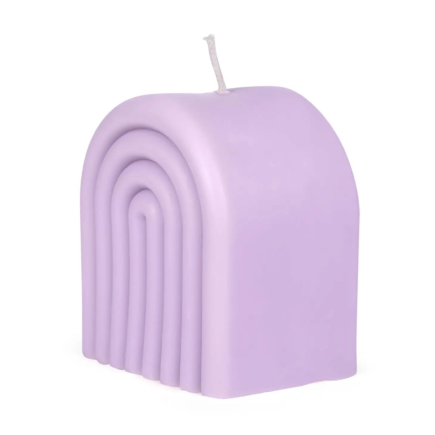 Thick Modern Arch Scented Soy Wax Candle - Lavender