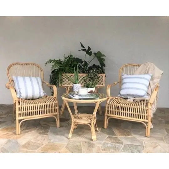 Good Morning Rattan Table & Chair Set
