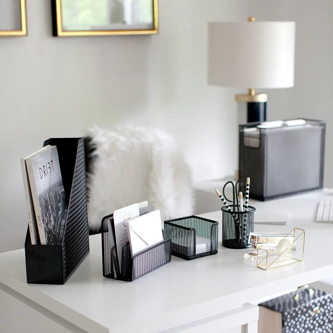 Fontvieille 5 Piece Desk Organizer Set