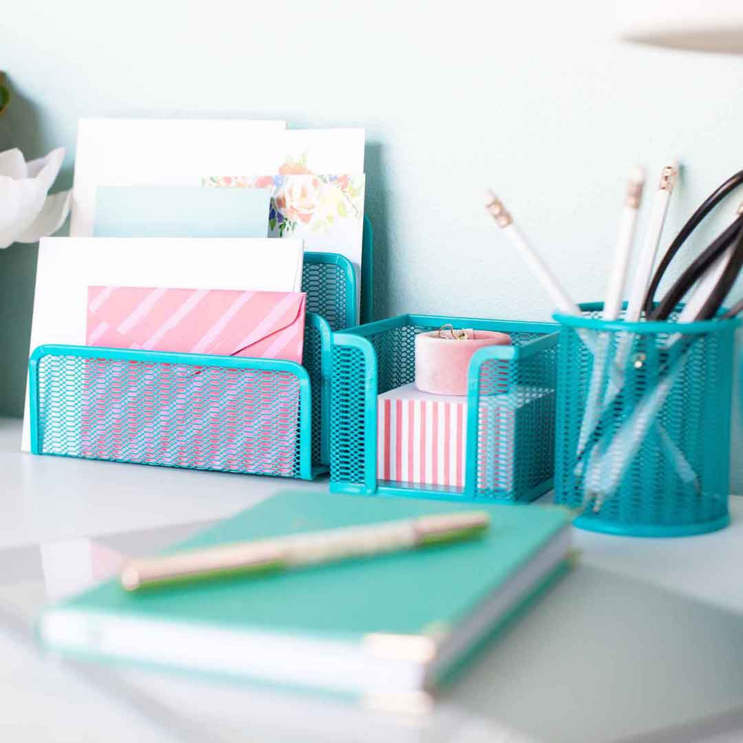 Fontvieille 5 Piece Desk Organizer Set