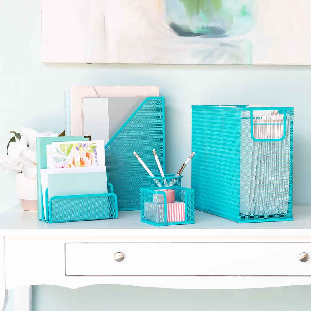 Fontvieille 5 Piece Desk Organizer Set
