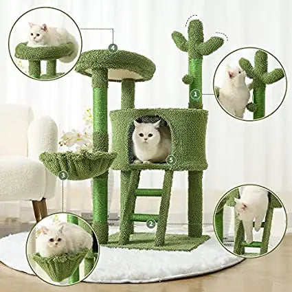 Cat Tree Tower 43" Cat Scratching Post 25"
