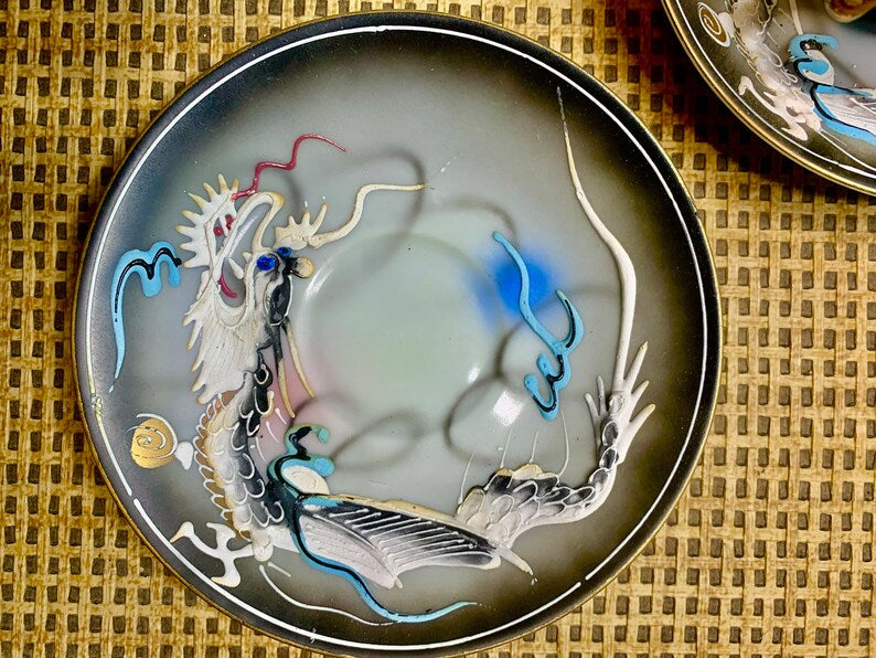 Dragonware Vintage Tea Set - Japanese Dragon Tea Set