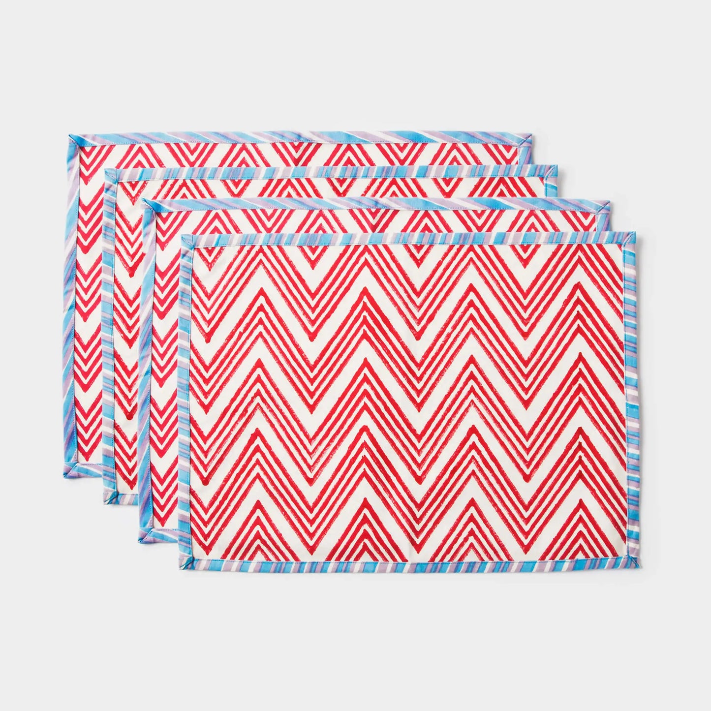 Set of 4 Zigzag Placemats