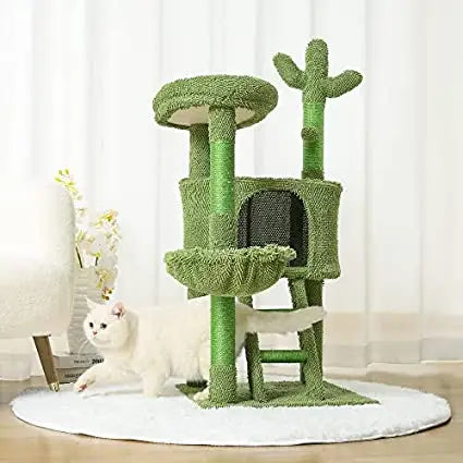 Cat Tree Tower 43" Cat Scratching Post 25"
