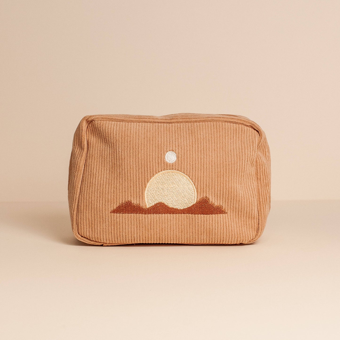 Corduroy Makeup Bag in Pink